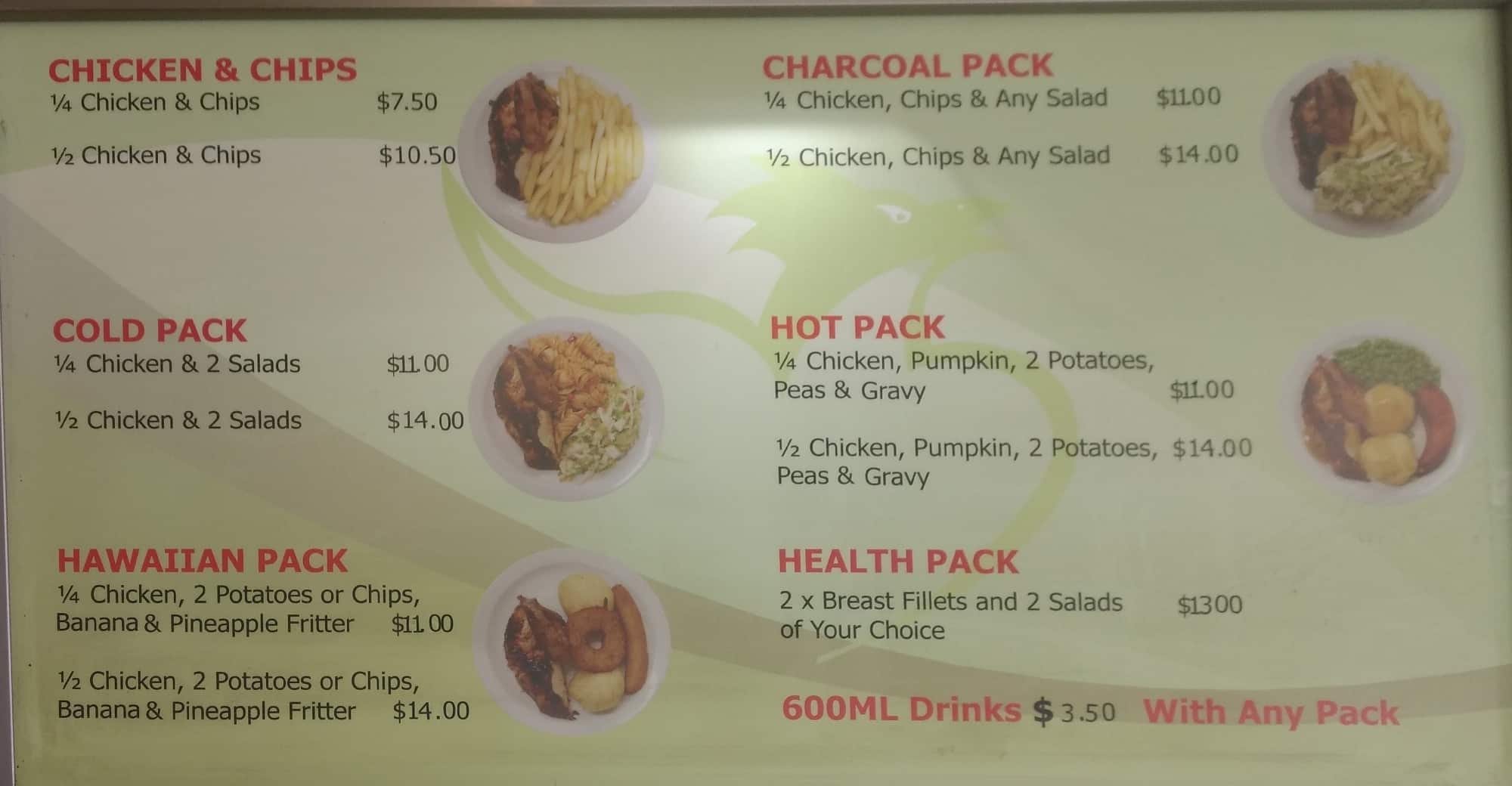 Menu at Free Range on Huntingdale fast food, Huntingdale