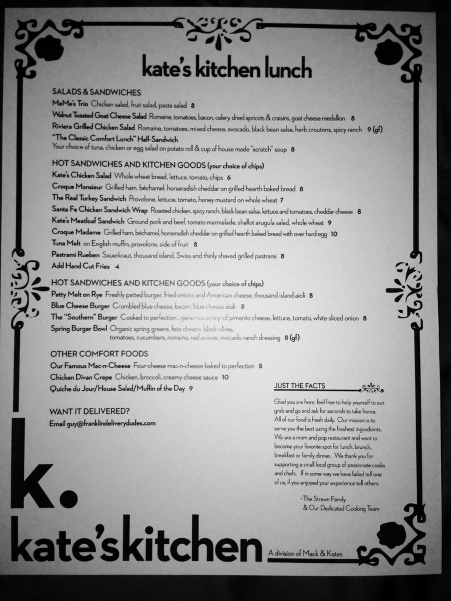 Kate's Kitchen, Franklin, Nashville - Urbanspoon/Zomato