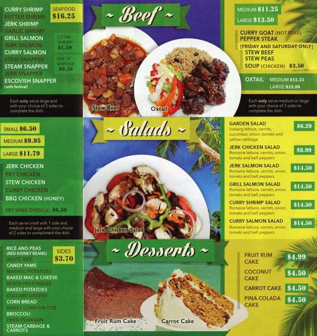 Coconut Breeze Cuisine Menu, Menu for Coconut Breeze Cuisine, Darby ...