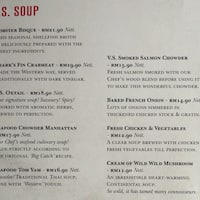Victoria Station Menu Menu For Victoria Station Off Jalan Ampang Kuala Lumpur