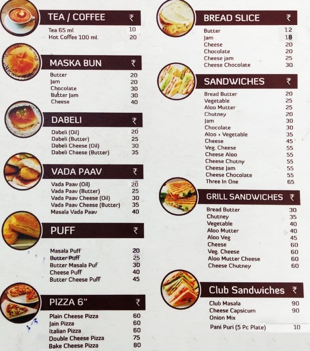 Tea Zone Menu, Menu for Tea Zone, Naranpura, Ahmedabad Zomato