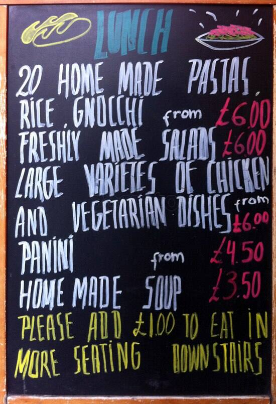 Fernando's menu
