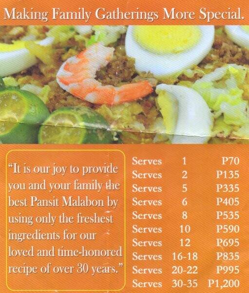 Pansit Malabon by Country Noodles Menu Zomato Philippines