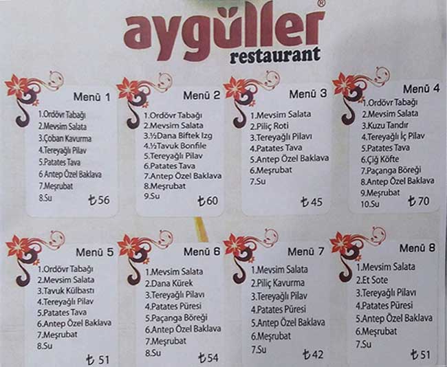 ayguller restaurant menu menu for ayguller restaurant basaksehir merkez istanbul