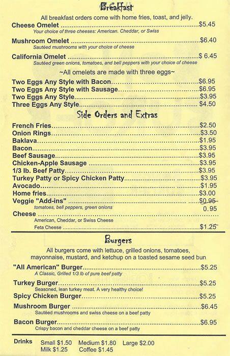 Bongo Burger Menu, Menu for Bongo Burger, Berkeley, Berkeley ...