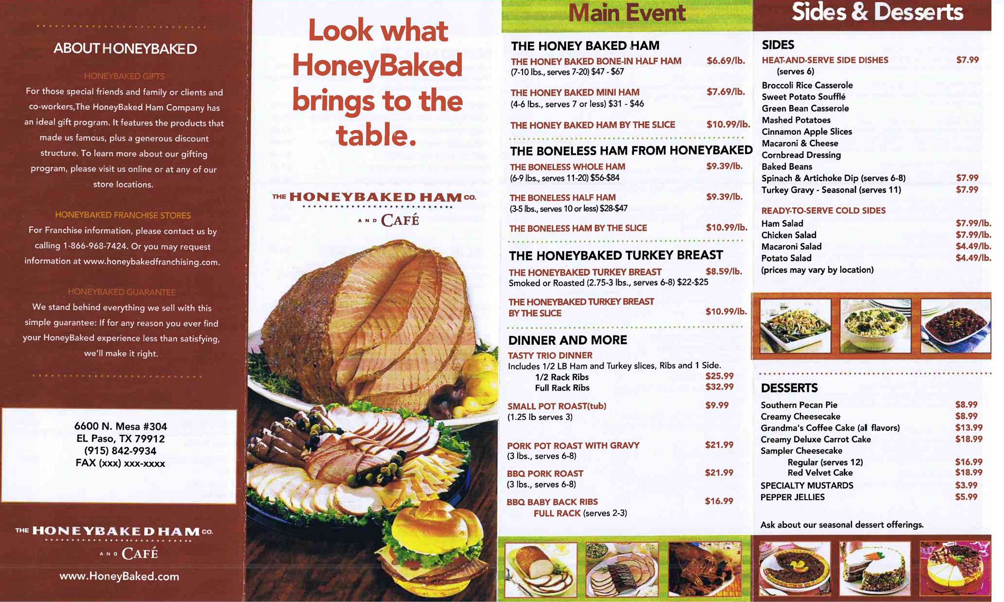 Lethal company menu