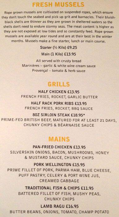 Menu at Hallmark Hotel London Chigwell Prince Regent Restaurant, Woodford