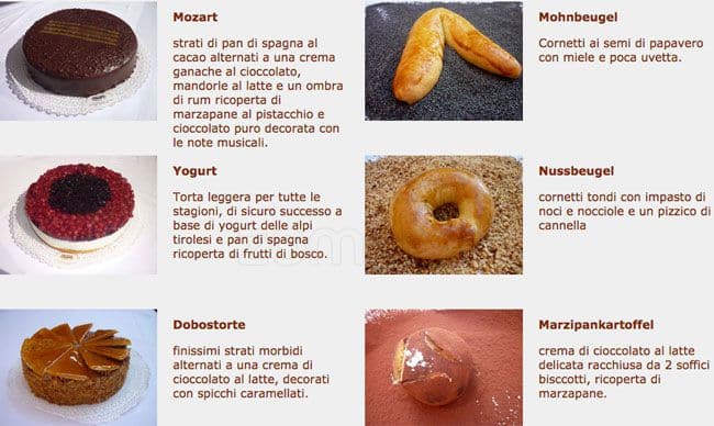 Menu di La Dolceroma 