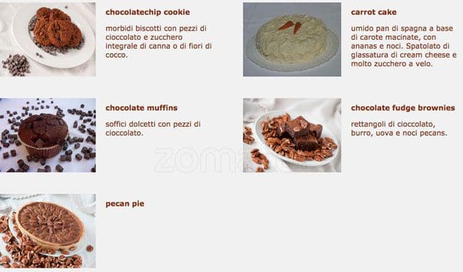 Menu di La Dolceroma 