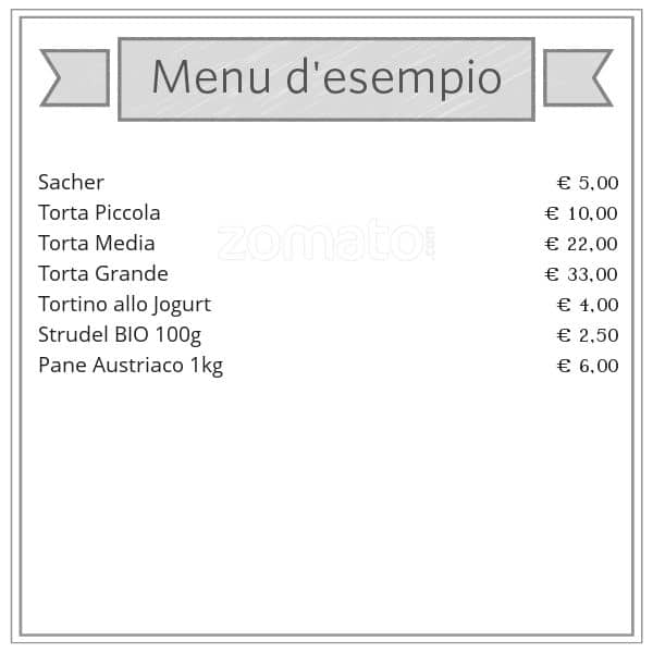 Menu di La Dolceroma 