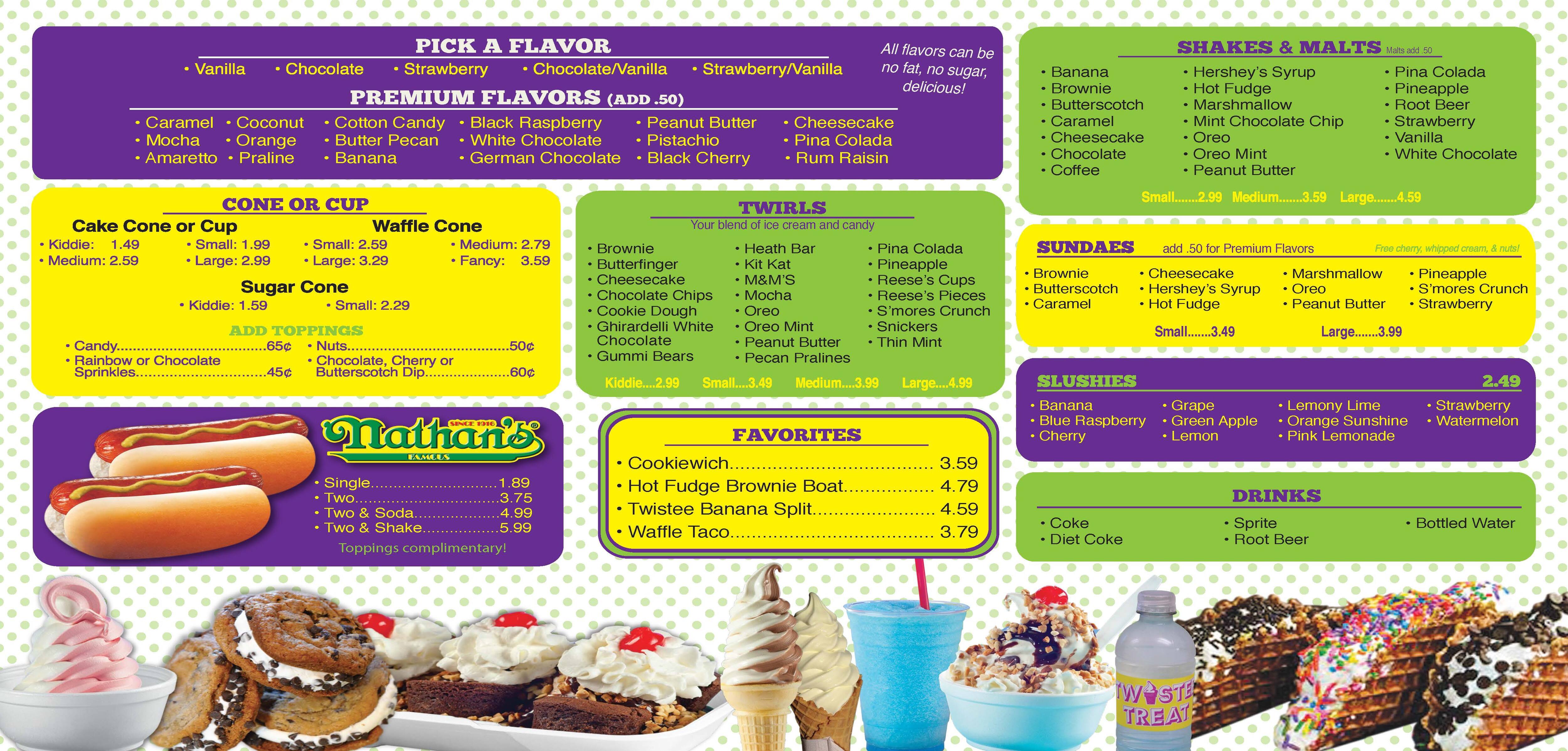 Twistee Treat Ocala Menu Menu For Twistee Treat Ocala Ocala Ocala