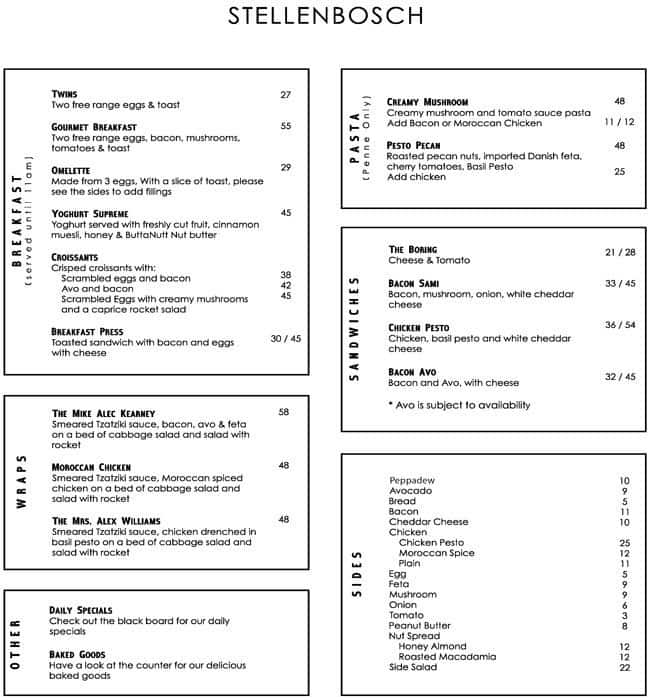 Damascus Road Coffee Co Menu, Menu for Damascus Road Coffee Co