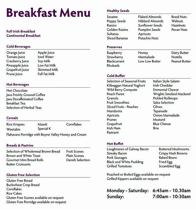 Chesterfields Restaurant Ashling Hotel Menu Zomato Ireland