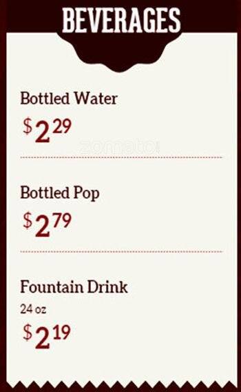 Cupid's Hot Dogs menu