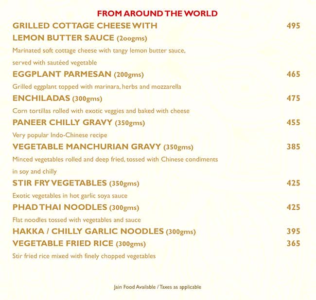 Fresh Roast (Ahmedabad) menu