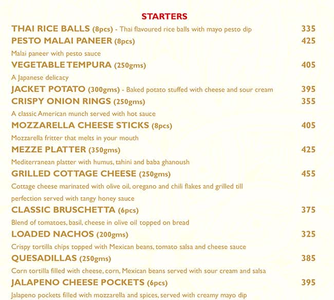 Fresh Roast (Ahmedabad) menu