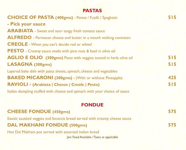Fresh Roast (Ahmedabad) menu