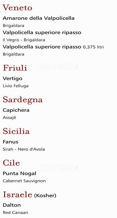 Menu di QOR - Ristorante Giapponese - Milano 