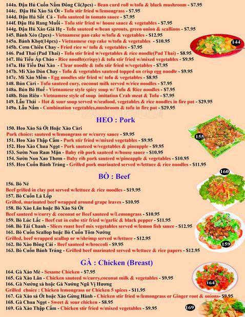V2 menu