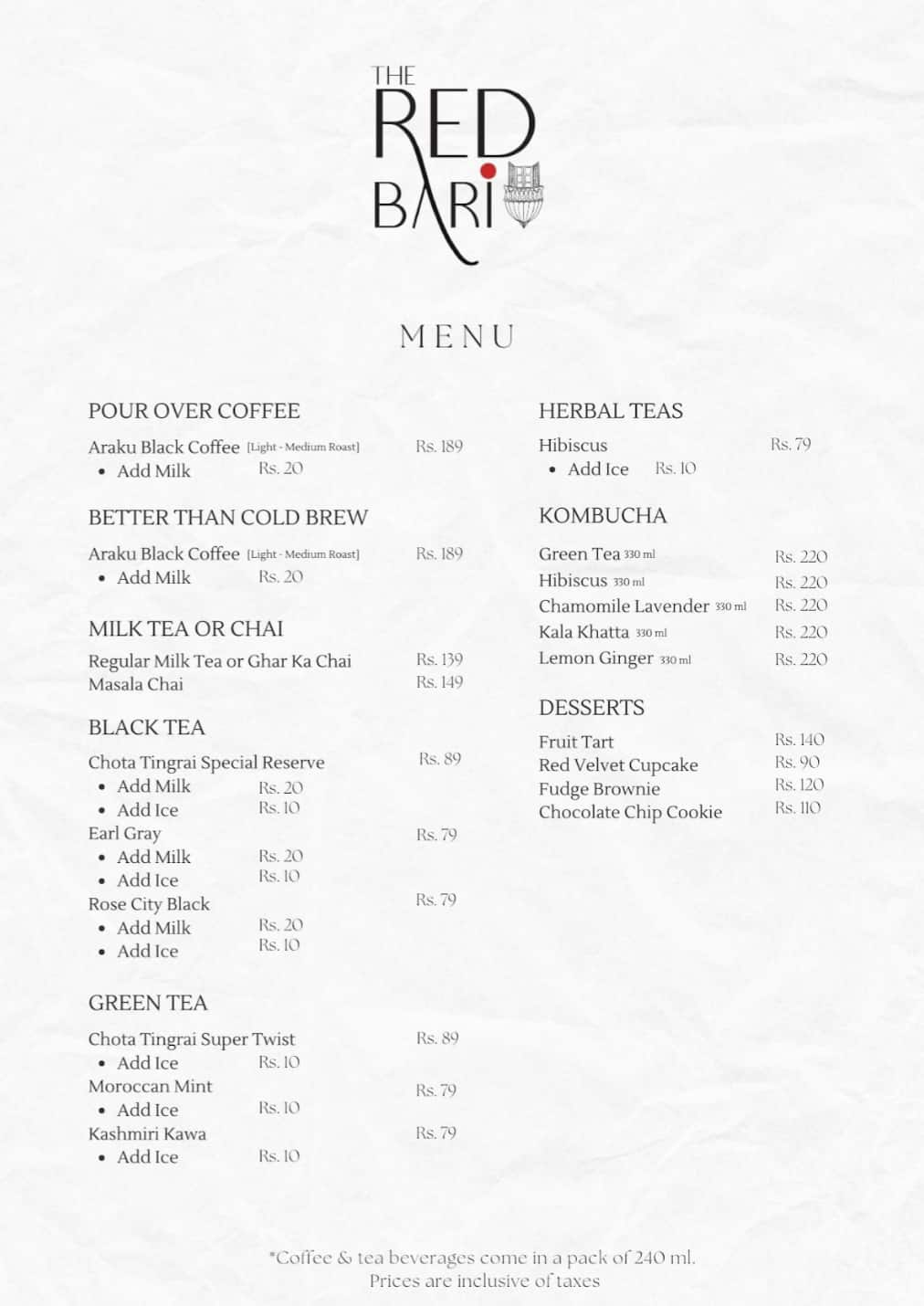 menu-of-the-red-bari-coffee-shop-hazra-kolkata