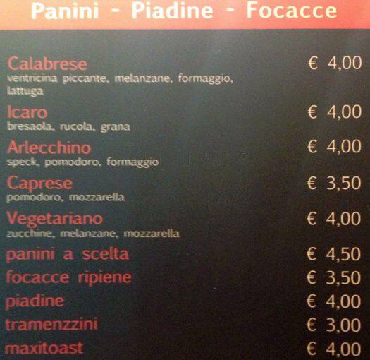 Menu di Red Bar 