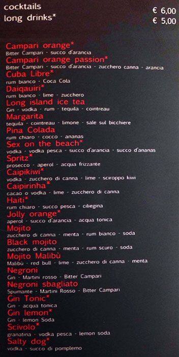 Menu di Red Bar 