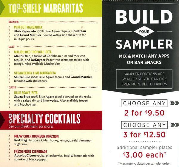 Menu at Applebee's pub & bar, Aurora, E Iliff Ave