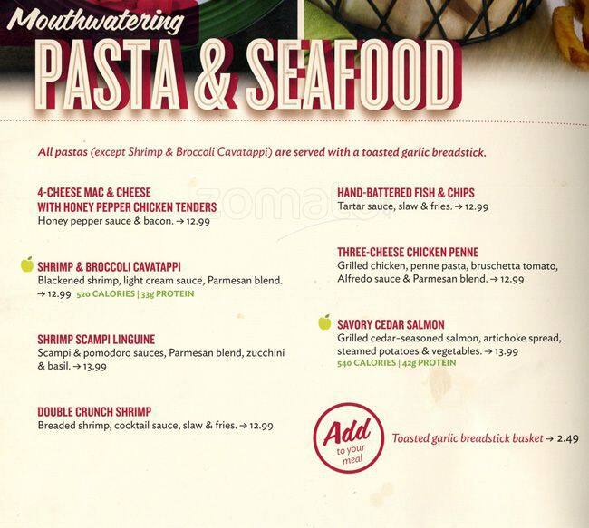 Menu at Applebee's pub & bar, Aurora, E Iliff Ave