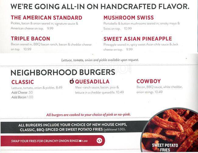 Menu at Applebee's pub & bar, Aurora, E Iliff Ave