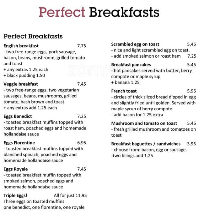 Perfect Blend Menu, Menu for Perfect Blend, Streatham, London Zomato UK
