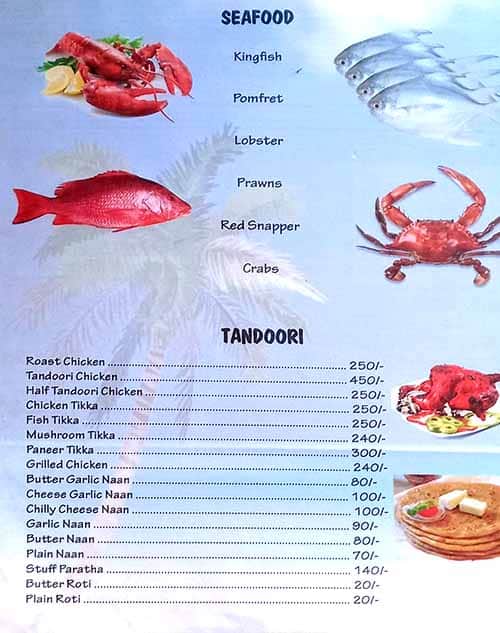 Cupid's Castle Bar& Restaurant menu