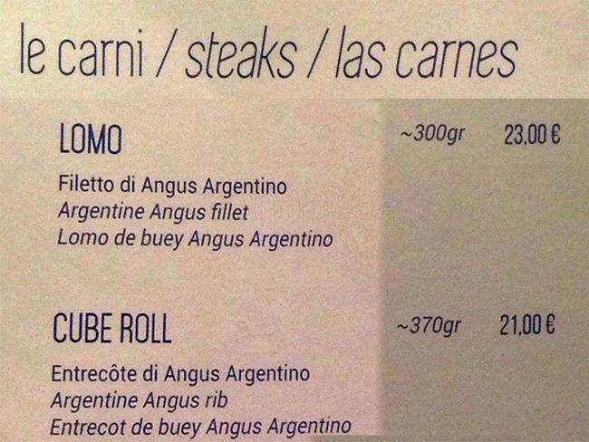 Menu di Bacicha 