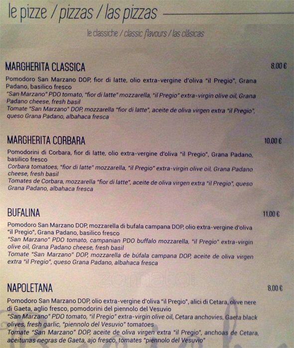 Menu di Bacicha 