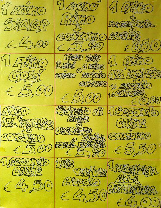 Menu di Er Pozzo Der Gelato 