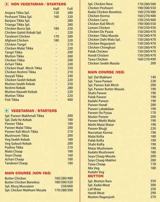 TOT- Twist Of Taste Menu, Menu for TOT- Twist Of Taste, East of Kailash ...