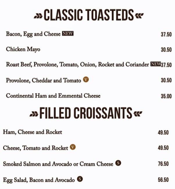 Speisekarte von The Bread Basket cafe, Johannesburg, L077