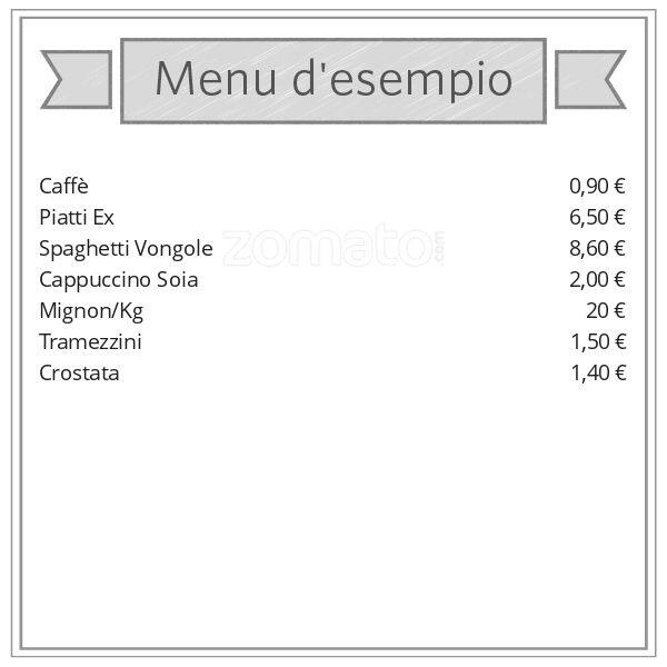 Menu di Caffè Fiorenza 