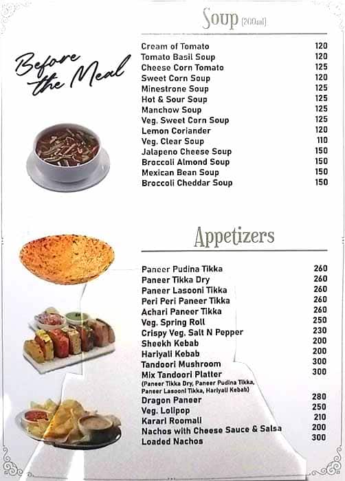 Menu Of Honest, Bopal, Ahmedabad