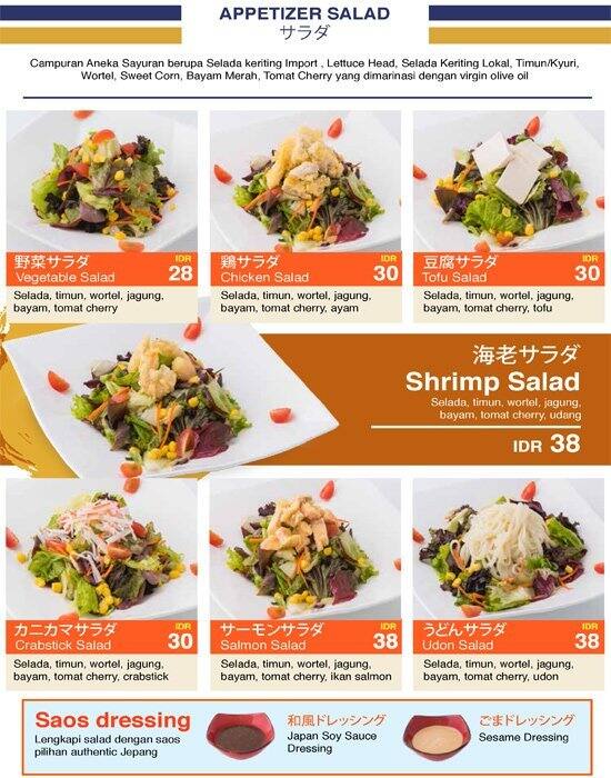 Tempura Tendon Tenya Menu, Menu for Tempura Tendon Tenya, Thamrin