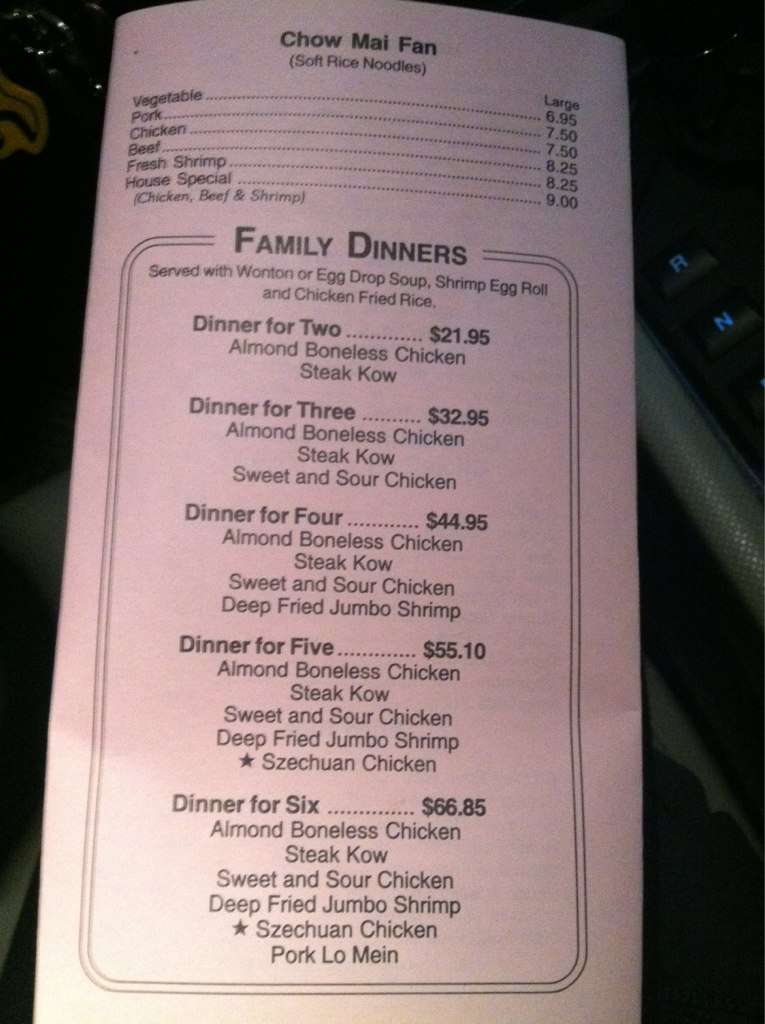 Menu at China Chef Express restaurant, Shelby charter Township