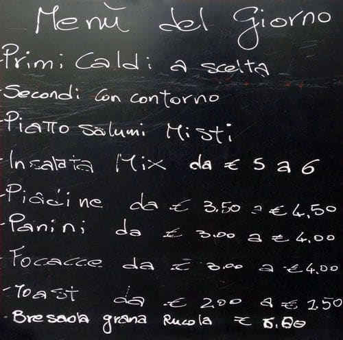 Menu di Giada 
