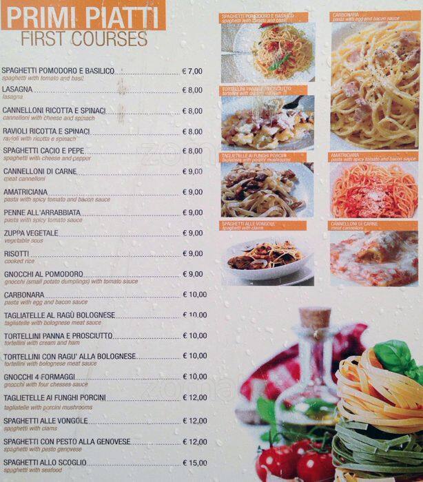 Menu di Tradizione & Fantasia 