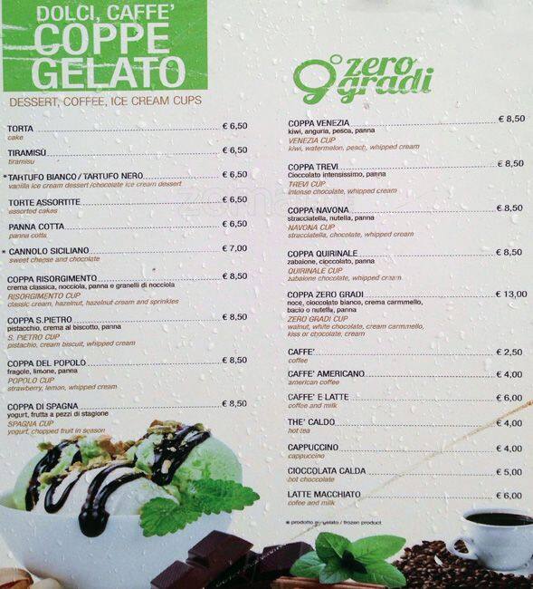 Menu di Tradizione & Fantasia 