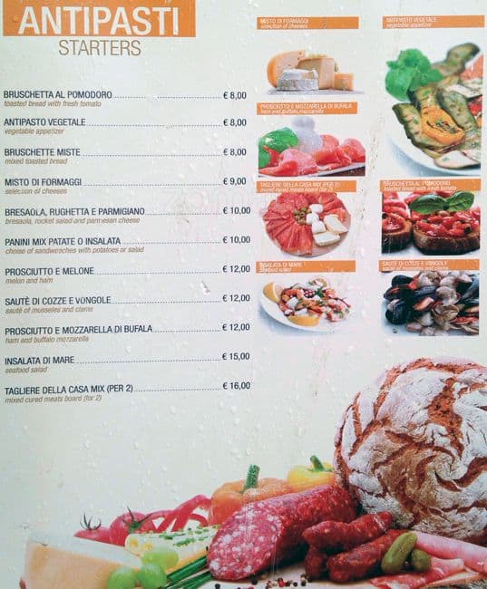 Menu di Tradizione & Fantasia 