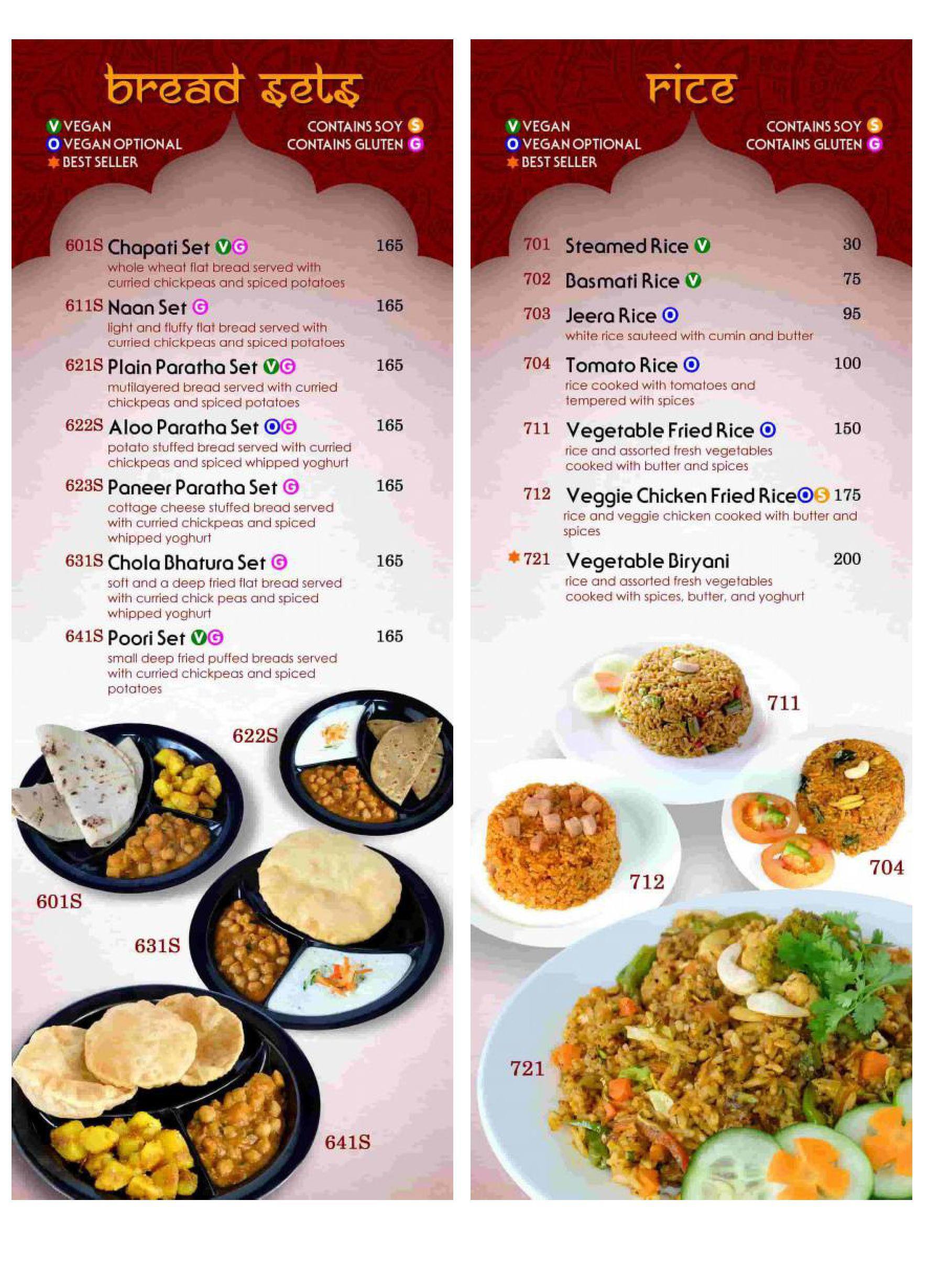 Menu at Little India - One Pavilion Mall Banawa restaurant, Cebu City ...