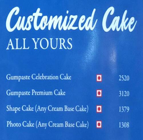 Unibic French Loaf Bakery and Cake Shop IB Block Kolkata menu