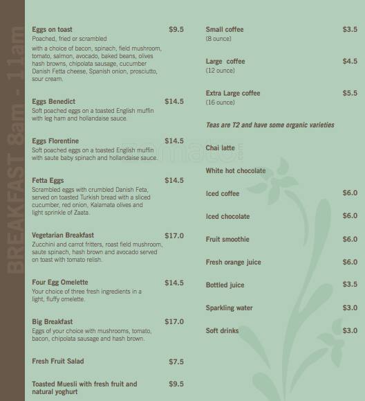 Sage Menu, Menu for Sage, Burwood, Melbourne Urbanspoon/Zomato