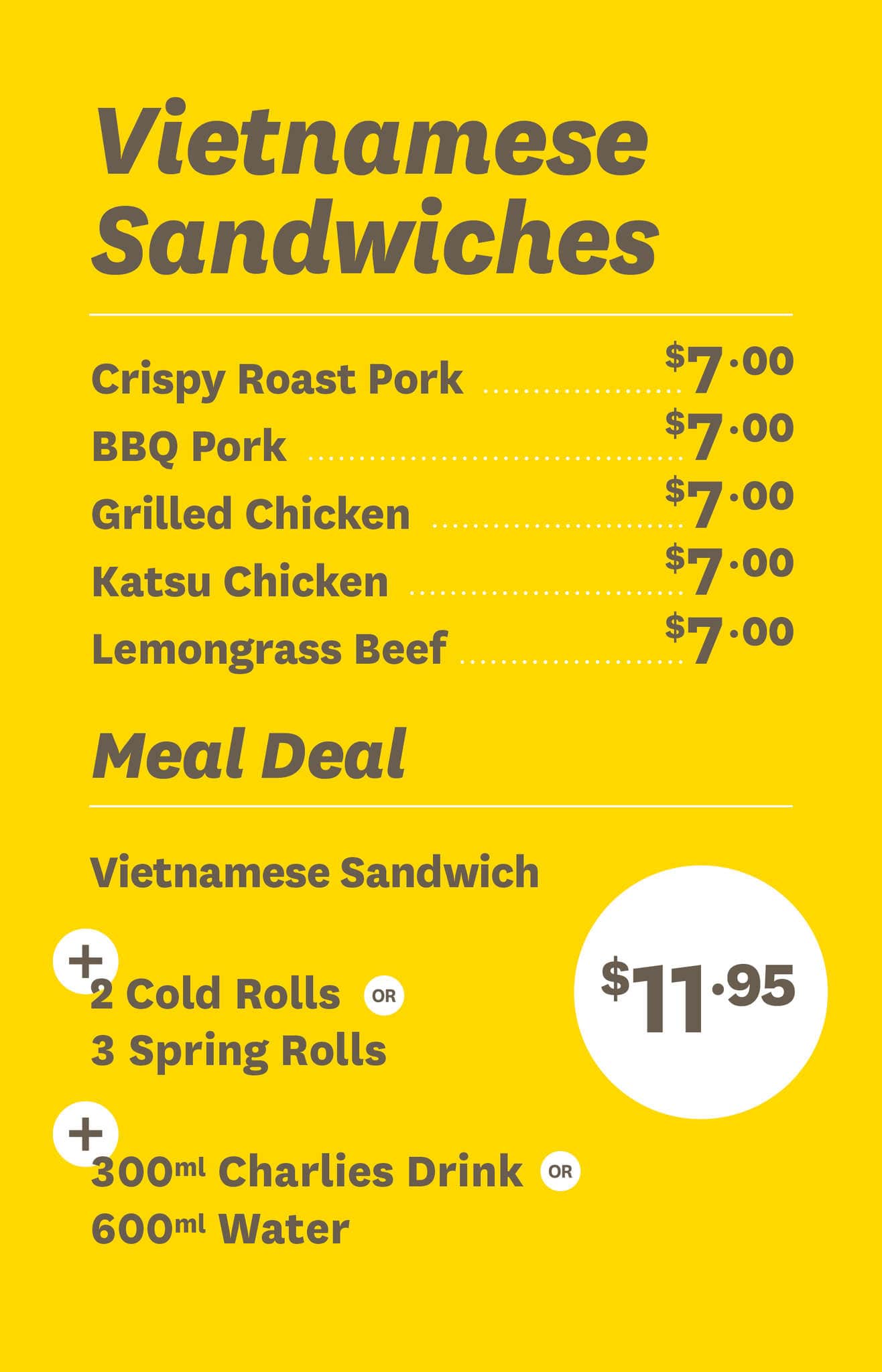 Goodtaroll menu