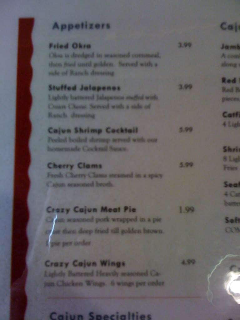 Crazy Cajun Kitchen Menu Menu For Crazy Cajun Kitchen North Austin   25073e80990679d1fb1e725cd88eee86 