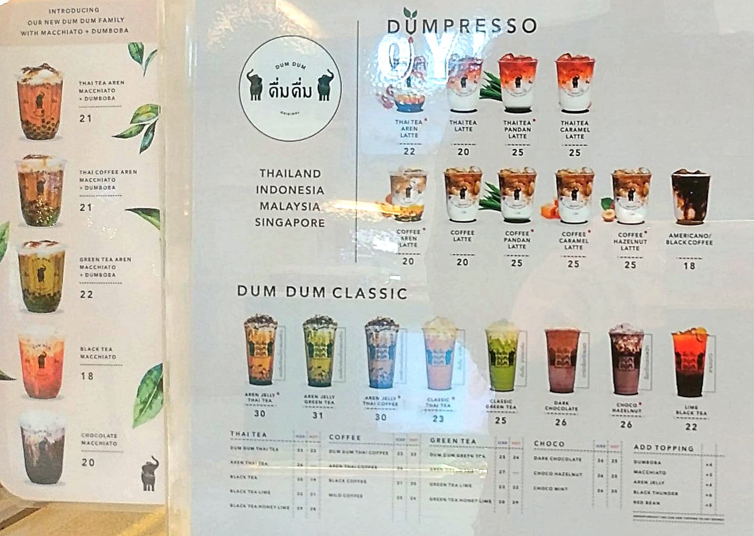 Menu at Dum Dum Thai Drinks cafe, Tangerang, Jl. Klp. Lilin Raya